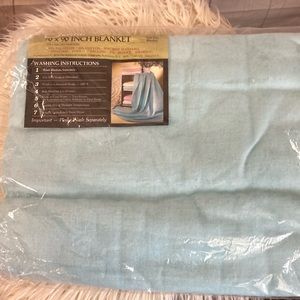 Beacon Vintage 780 Dream Sheet Full Size Lightweight Blue Blanket 70”X90”